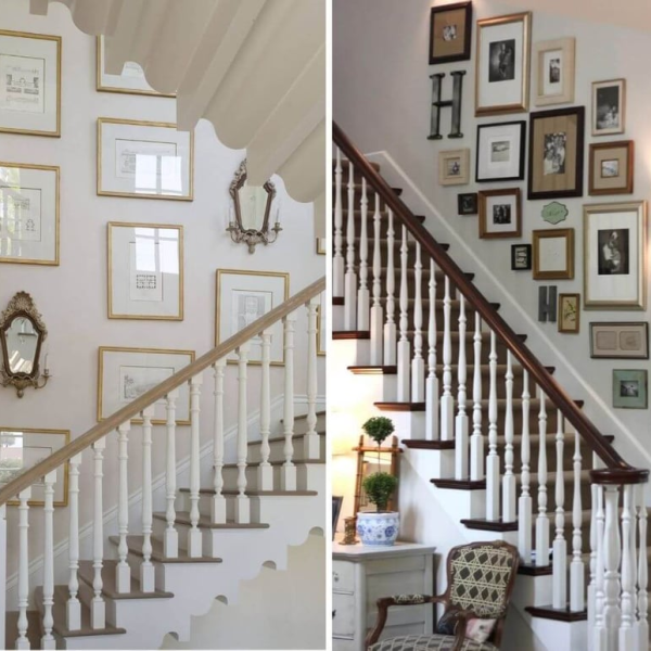 Best Wall Décor Ideas for Staircase Landings With Very Little Natural Light